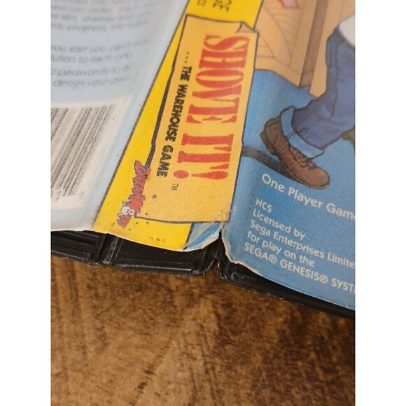 Shove It ...The Warehouse Game (Sega Genesis, 1990) Complete CIB - Tested - Picture 7 of 7